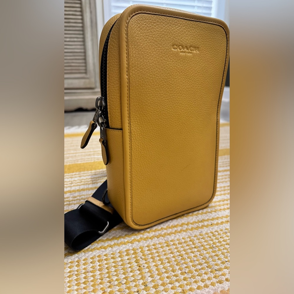 Coach Yellow Men's Messenger Bag